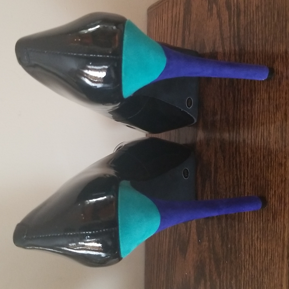 Gianni Bini Jamie009 Colorblock Platform Stiletto - Picture 3 of 9